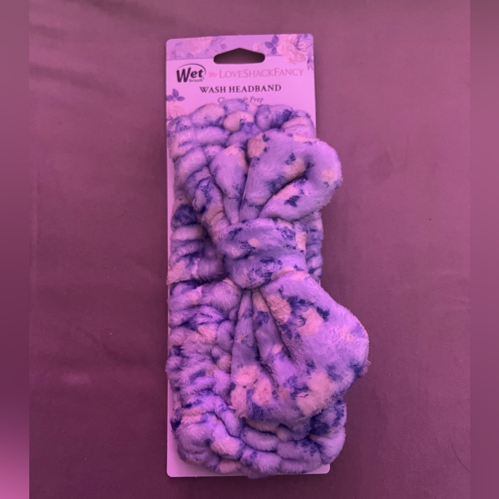 LOVESHACKFANCY X WETBRUSH BLUE HEADBAND NWT🎀
